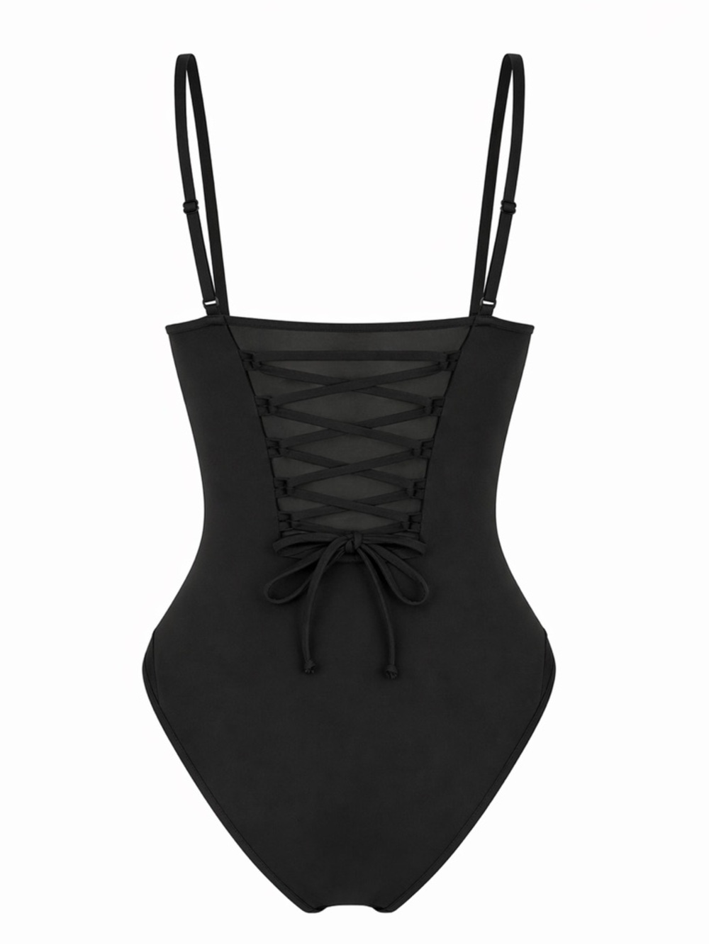 TA3 Black Meshy Snatched Swimsuit Sculpting Shapewear - Picture 2 of 7